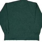 Carhartt Long Sleeve T-Shirt - 2XL Green Cotton