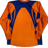 Made In USA Adidas Long Sleeve Football Shirt - Large Orange Polyester