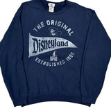 Disney Graphic Sweatshirt - 2XL Navy Cotton Blend