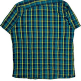 Oakley Checked Short Sleeve Shirt - XL Green Cotton