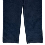Tommy Hilfiger Cord Trousers - 36″ Waist Navy Corduroy