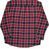 Tommy Hilfiger Checked Flannel Shirt - 2XL Red Cotton