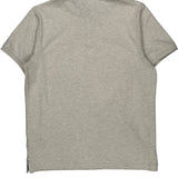 Tommy Hilfiger Slim Fit Polo Shirt - Large Grey Cotton