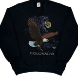 Made In USA Jerzees Eagle Sweatshirt - XL Black Cotton
