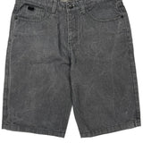Southpole Denim Shorts - 34W 12L Grey Cotton