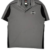 Chattahoochee, Columbus, Ga Harley Davidson Polo Shirt - XL Gray Polyester