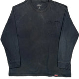 Dickies Long Sleeve T-Shirt - XL Black Cotton