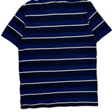 Polo By Ralph Lauren Striped Polo Shirt - Large White Cotton