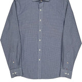 Tommy Hilfiger Checked Shirt - Medium Blue Cotton