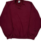 Russell Athletic Sweatshirt - XL Burgundy Cotton