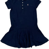 Age 6 Polo By Ralph Lauren Dress - XS Navy Cotton
