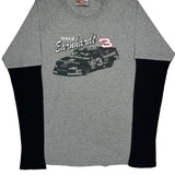 Dale Earnhardt Chase Authentics Nascar Long Sleeve T-Shirt - Medium Black Cotton