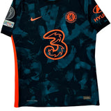Chelsea Nike 2021/22 Third Football Shirt - Medium Blue Polyester