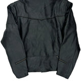 Unbranded Motorcycle Leather Jacket - XL Black Leather