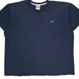 Nike T-Shirt - 2XL Navy Cotton