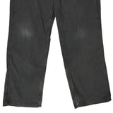Carhartt Double Knee Carpenter Pants - 29W 32L Black Cotton