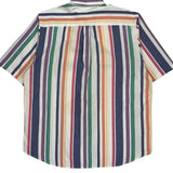 Nautica Striped Short Sleeve Shirt - Large Multicoloured Cotton