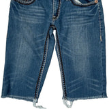 True Religion Denim Shorts - 32W 12L Blue Denim