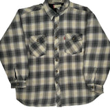 Levis Checked Overshirt - XL Beige Cotton