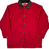 Marlboro Checked Jacket - XL Red Cotton