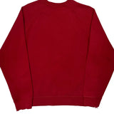 None Nike Sweatshirt - Large Red Cotton
