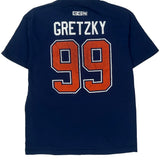 Edmonton Oilers Reebok Nhl T-Shirt - Large Blue Cotton