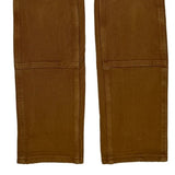 Carhartt Double Knee Carpenter Pants - 30W US 6 Brown Cotton