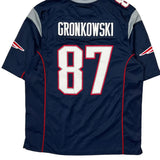New England Patriots Nike Nfl Football Jersey - Large Navy Polyester