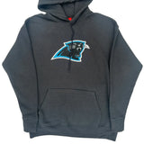 Carolina Panthers Nfl Football Hoodie - Medium Black Cotton Blend