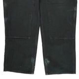 Carhartt Double Knee Carpenter Pants - 37W 32L Black Cotton