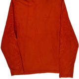 The North Face Long Sleeve T-Shirt - Medium Orange Polyester