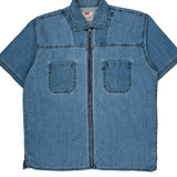Levis Denim Shirt - Large Blue Cotton