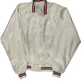 Made In USA Capricorn Graphic Varsity Jacket - XL Cream Polyester