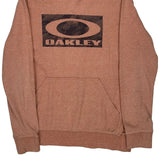 Oakley Hoodie - Small Brown Cotton Blend