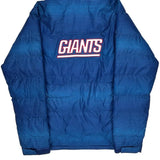 New York Giants N.F.L. Pro Line Football Puffer - Medium Blue Polyester