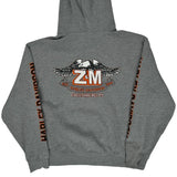 Motorcycles Harley Davidson Graphic Hoodie - Large Gray Cotton Blend