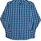 Tommy Hilfiger Checked Shirt - Medium Blue Cotton
