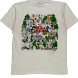 Screen Stars Graphic T-Shirt - Large White Cotton Blend