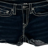 True Religion Denim Shorts - 28W US 0 Dark Wash Denim