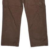 Berne Carpenter Trousers - 34W 30L Brown Cotton