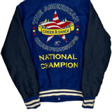 Cheer & Dance National Champion Unbranded Varsity Jacket - Small Blue Wool Blend