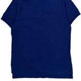 Number 3 On Sleeve Polo By Ralph Lauren Polo Shirt - Medium Blue Cotton