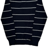 Tommy Hilfiger Striped Sweater - Small Navy Cotton