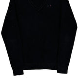 Tommy Hilfiger Jumper - Medium Black Cotton Blend