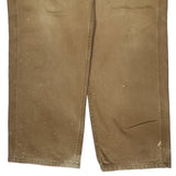 Carhartt Carpenter Trousers - 34W 32L Brown Cotton