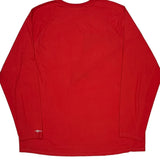 Carhartt Long Sleeve T-Shirt - 2XL Red Cotton