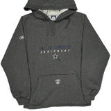 Dallas Cowboys Reebok Football Hoodie - Small Gray Cotton Blend