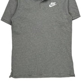 Nike Polo Shirt - Medium Grey Cotton