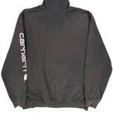 Carhartt Hoodie - Large Gray Cotton Blend