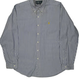 Ralph Lauren Striped Shirt - XL Blue Cotton